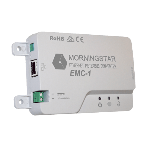 MeterBus a RJ-45 Internet para Regulador Morningstar - Modelo: EMC-1