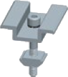 Mordaza Medio Para Panel Solar 35~40mm (p/riel  ATL-TYN-47) - Modelo: GN-003/ATL
