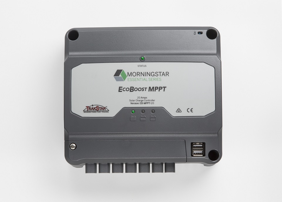 Regulador Morningstar EcoBoost MPPT 20A 12V/24V - Modelo: EB-MPPT-20