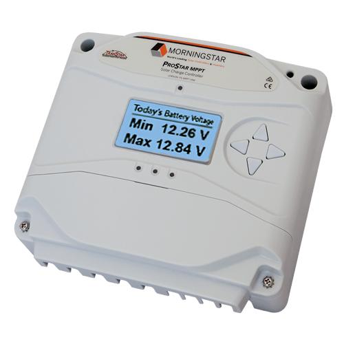 Regulador Morningstar ProStar MPPT C/Display 40A 12V/24V - Modelo: PS-MPPT-40M