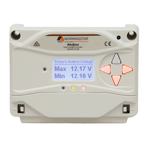 Regulador Morningstar ProStar PWM C/Display 30A 12V/24V - Modelo: PS-30M