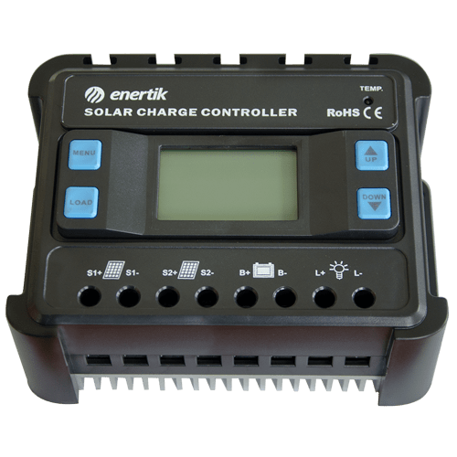 Regulador Solar PWM C/Display 40A 12V/24V - Modelo: ENS-40-12/24