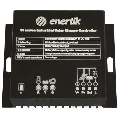 Regulador Solar PWM IP67 10A 12V/24V - Modelo: SI-10-12/24