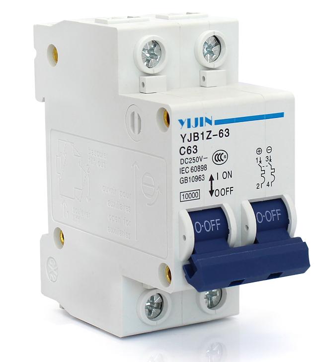 Protector Térmico DC 440VDC 2P 100A - Modelo: YJB1Z-125