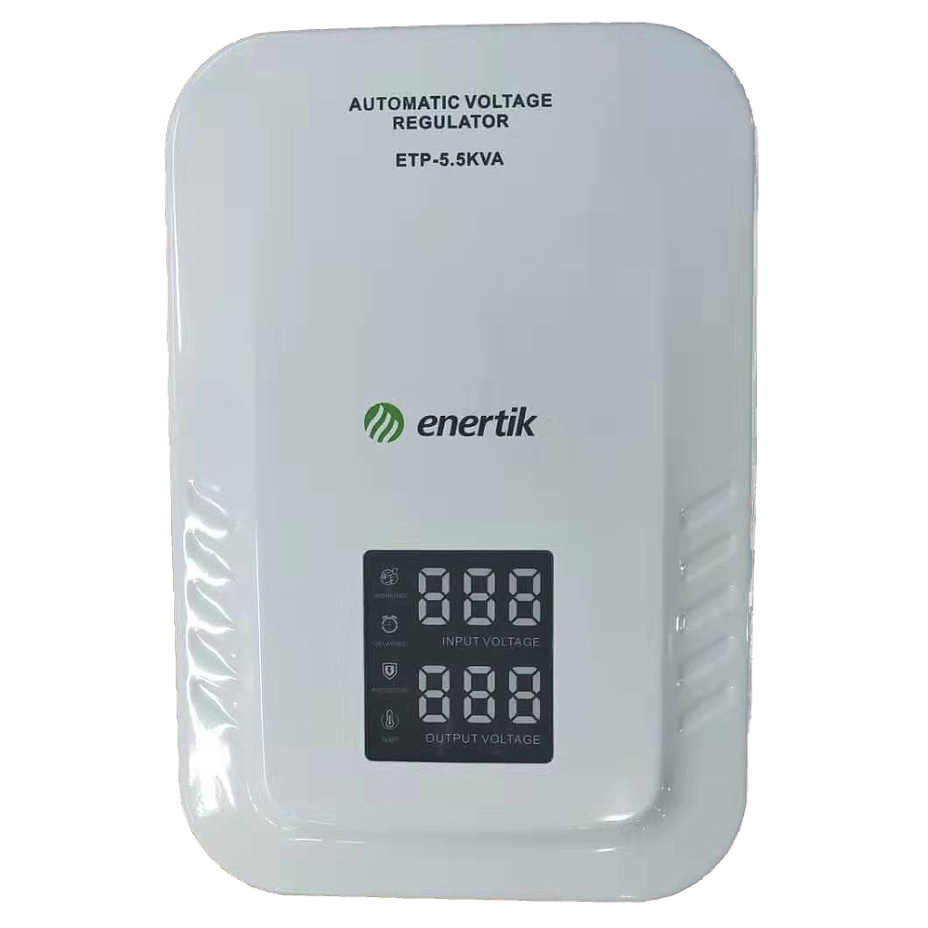 Estabilizador de Tensión con Relé Pared 100Vca~260Vca 5.5KVA - Modelo: EVP-5.5KVA