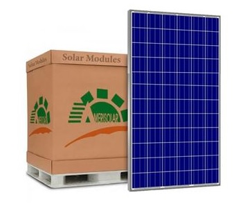 Pallet Panel Solar Amerisolar Poli 345W (36 unids.) - Modelo: AS-6P-345WP