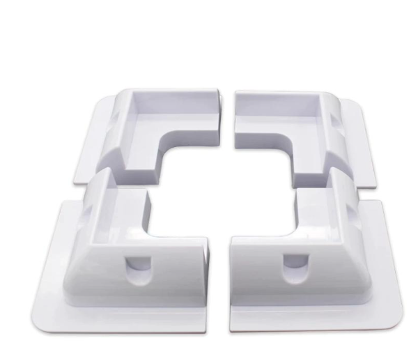 Soporte Plástico Solar para Vehículos Kit 4pcs - Modelo: ABS4WH