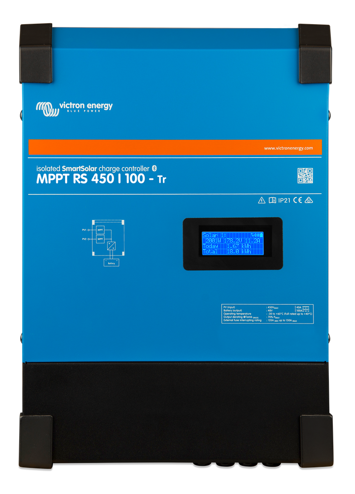 Controlador de Carga Solar Victron - SmartSolar MPPT RS 450/100-Tr