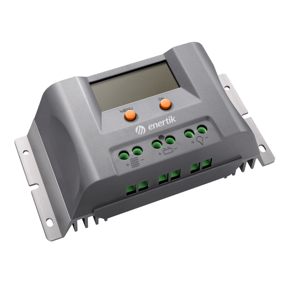 Regulador de Carga Solar PWM con USB y Display 20A 12/24V - Modelo: MA-20-12/24