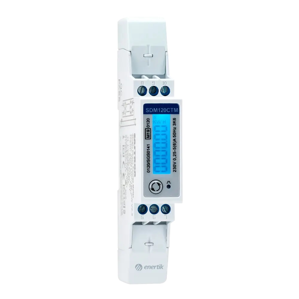 Medidor de Corriente para Cargador Monofásico Growatt para Vehículos Eléctricos - Modelo: SPM-CT-E