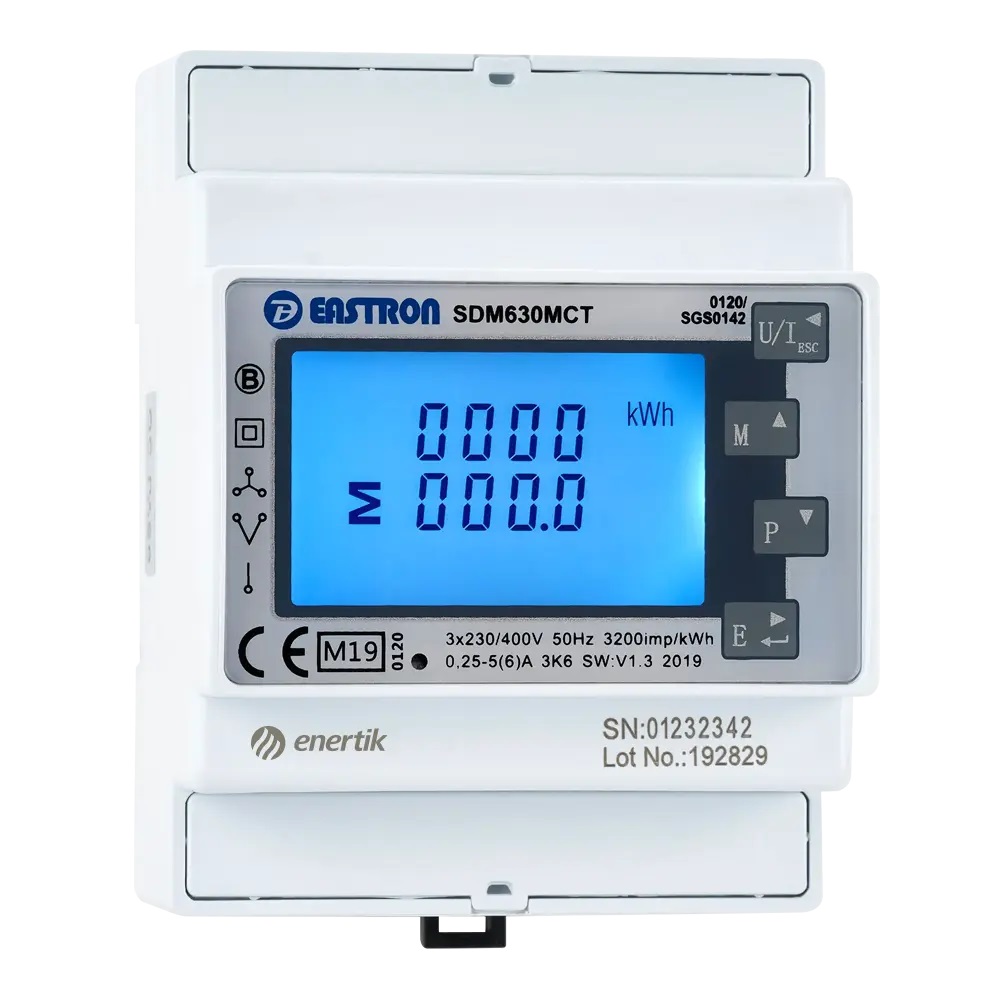 Medidor de Corriente para Cargador Trifásico Growatt para Vehículos Eléctricos - Modelo: TPM-CT-E(250A)