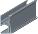 Riel Para Montaje de Panel Solar 2200mm - Modelo: CG-010-01/22