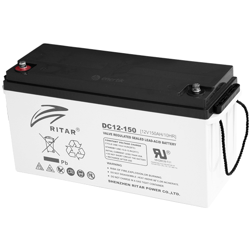 Batería Ritar Ciclo Profundo AGM 12V 150Ah - Modelo: DC12-150