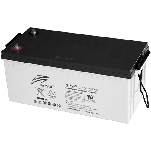 Batería Ritar Ciclo Profundo AGM 12V 225Ah - Modelo: DC12-225
