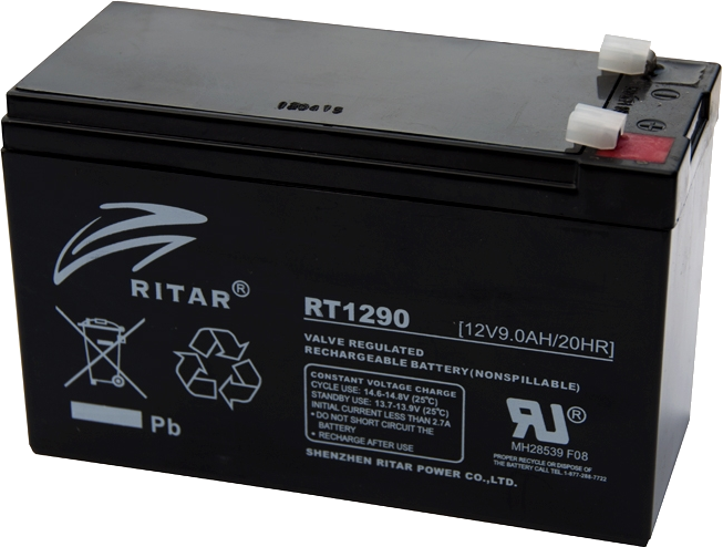 Batería Ritar Ciclo Profundo AGM 12V 9Ah - Modelo: RT1290