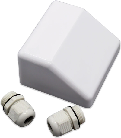Caja de Conexión con Salidas Selladas (Color Blanco) - Modelo: ABS1WH