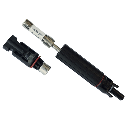 Conector Porta Fusible Solar (C/Fusible 15A) - Modelo: MC4-FUS