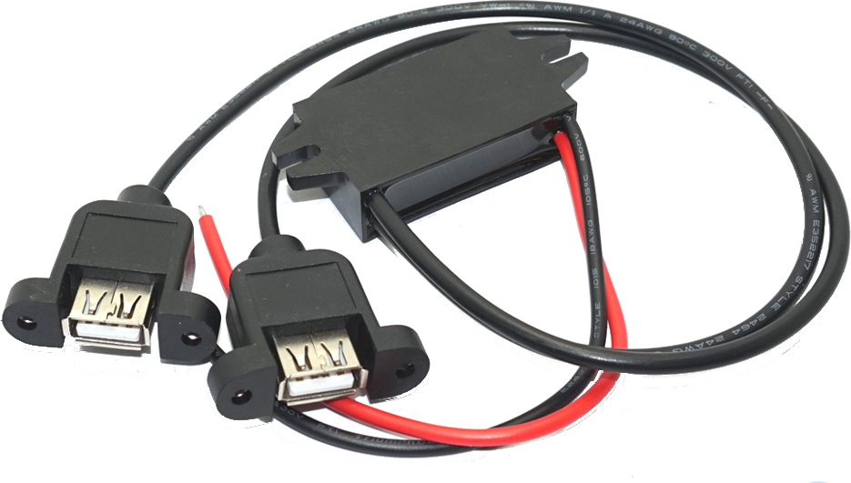 Convertidor de 12V a 5V 3A USB - Modelo: DC-12-0503U2