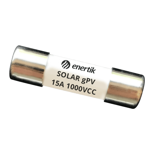 Fusible Solar DC 10x38mm gPV 1000VDC 15A - Modelo: SFUS-15
