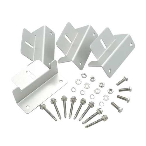 Kit Soporte 4 Piezas (aluminio, C/bulonería) - Modelo: SP-Z01
